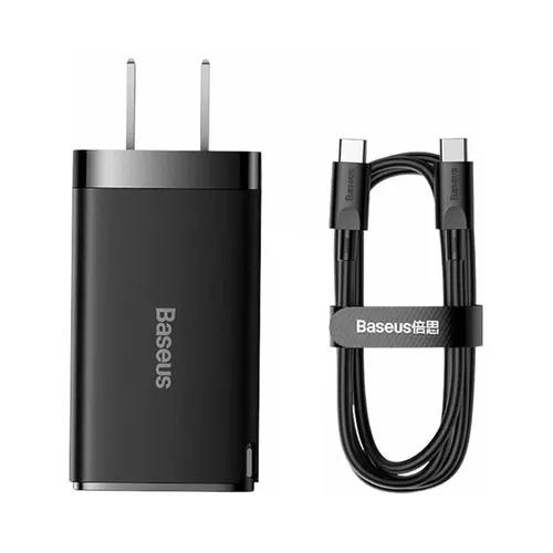 Baseus GaN5 Pro 65W 2C+U CN Charger with Xiaobai Cable