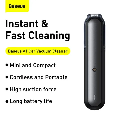 Baseus A1 Vacuum Cleaner Dark Space Black – VCAQ010001