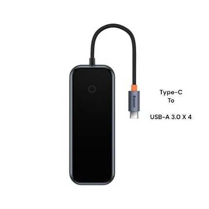 Baseus AcmeJoy Series 4-Port Type-C Hub Adapter