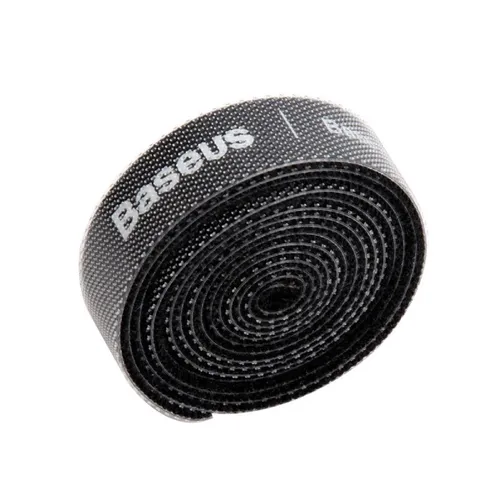 Baseus ACMGT-E01 Rainbow Circle hook and loop Straps 1m - Black