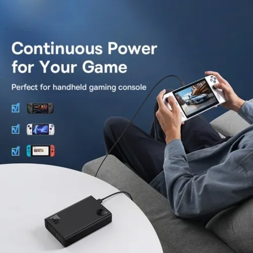 Baseus Adaman Digital Display PD 140W Fast Charge 24000mAh Power Bank with Superior Series Type-C Cable