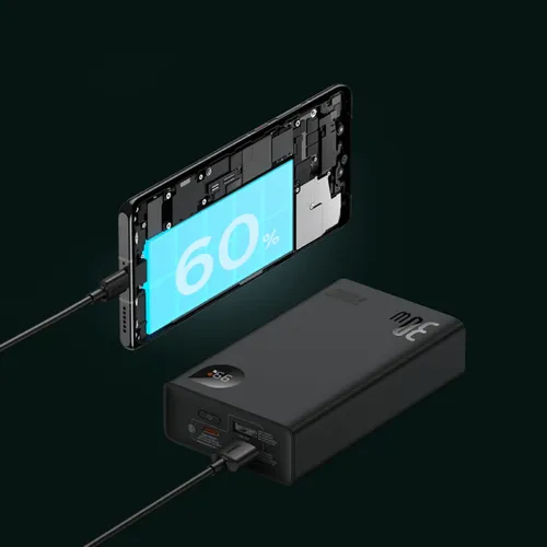 Baseus Adaman2 Digital Display 30W Quick Charge 20000mAh VOOC Edition Power Bank