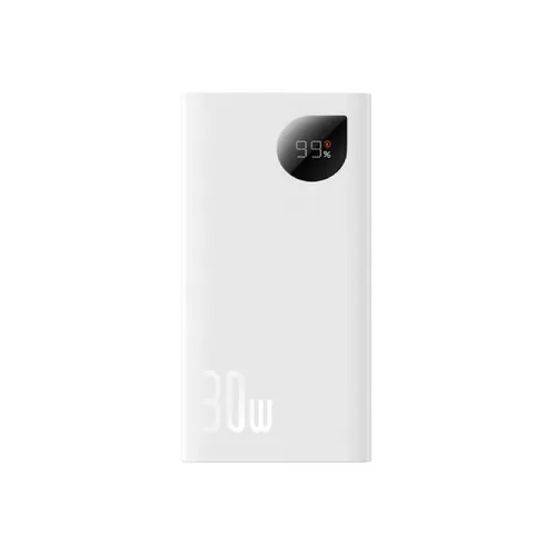 Baseus Adaman2 Power Bank With Digital Display 10000mAh 30W Black (PPAD040001) , White (PPAD040002)