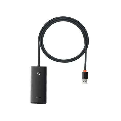 Baseus Airjoy Hub Lite Series 4 Port USB A HUB Adapter 4X USB 3.0 Black 1m WKQX030101