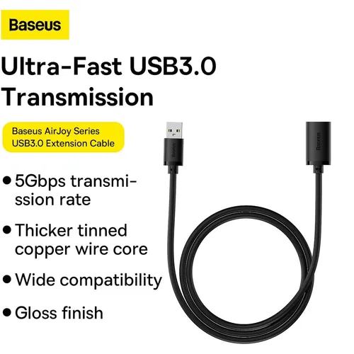 Baseus AirJoy Series USB3.0 Extension 5M Cable