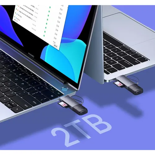 Baseus AirJoy USB-A &amp; Type-C to SD/TF Card Adapter