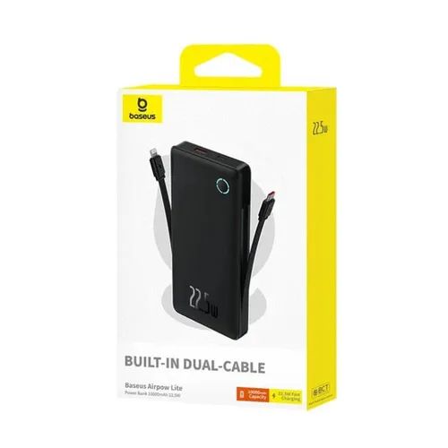 Baseus Airpow Lite Power Bank 10000mAh 22.5W Dual-Cable