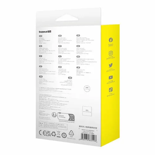 Baseus Aramid Fiber Braiding 20W PD Type-C to Lightning Cable