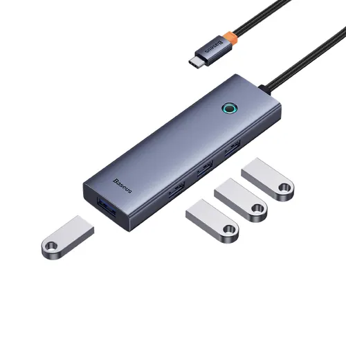 Baseus B0005280A813-01 Flite Series 4-Port HUB - Grey