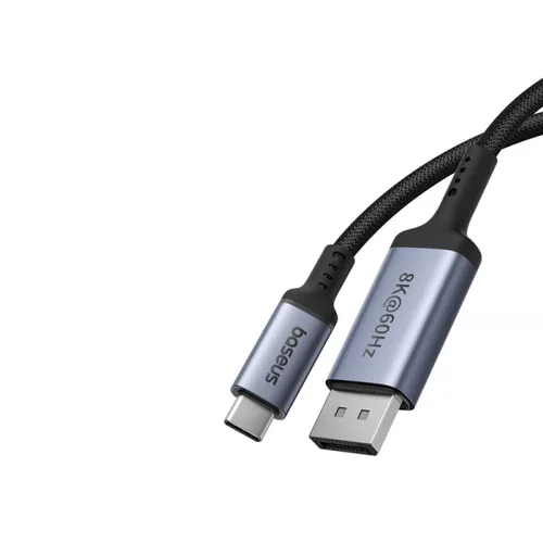 Baseus B0063370D111-00 High Definition Series USB-C to DisplayPort 1.4 8K 60Hz Unidirectional Cable 1.5m - Black