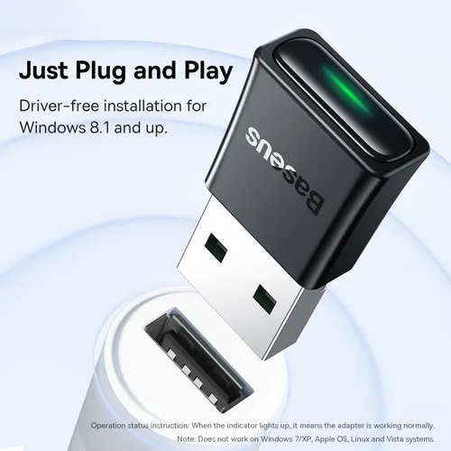Baseus BA07 Wireless Bluetooth 5.3 USB Adapter