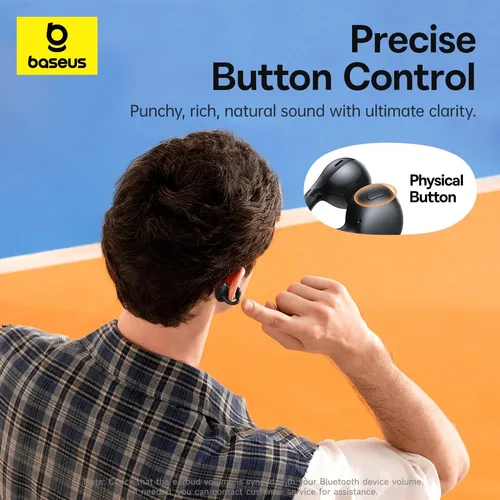 Baseus Bass BC1 Open-Ear True Wireless Earbuds (Clip-on Type)