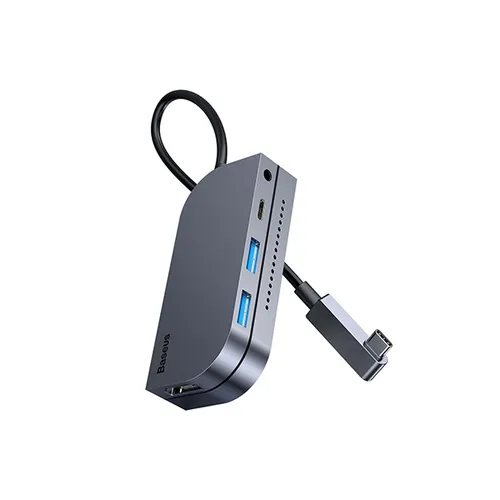 BASEUS Bend Angle No.7 Multifunctional Type-C Hub Converter (Upgraded Edition) CAHUB-CWJ0g