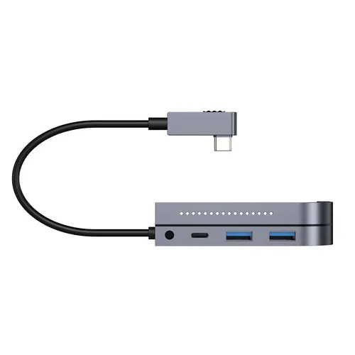 BASEUS Bend Angle No.7 Multifunctional Type-C Hub Converter (Upgraded Edition) CAHUB-CWJ0g