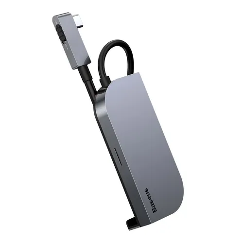BASEUS Bend Angle No.7 Multifunctional Type-C Hub Converter (Upgraded Edition) CAHUB-CWJ0g