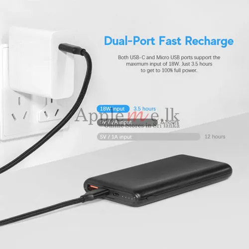 Baseus Bipow 18W QC 3.0 Fast Charging 10000mAh Power Bank