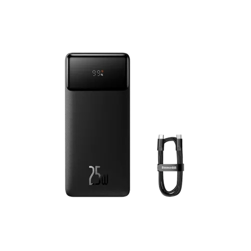 BASEUS BIPOW DIGITAL DISPLAY FAST CHARGING 20000MAH 25W POWER BANK WITH TYPE C CABLE(PPBD080001)-(6m)