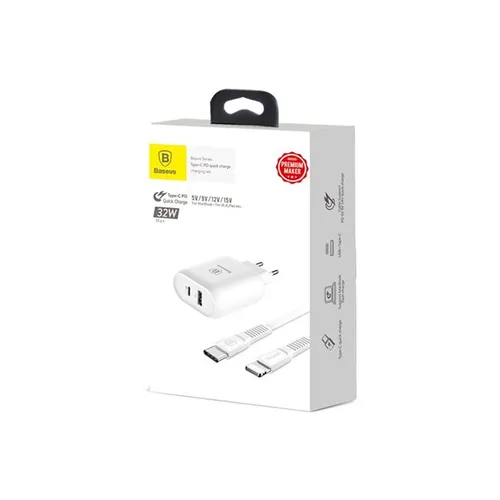 Baseus Bojure Series Type-C PD+U Quick Charger + Lightning Cable