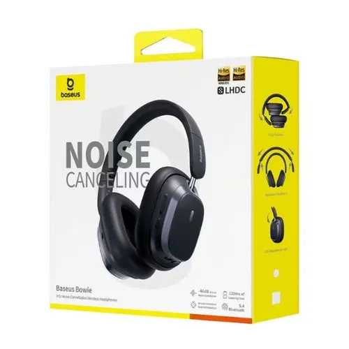 Baseus Bowie H1S Wireless Noise Cancelling Headphones Cluster Black - A00075301113-00