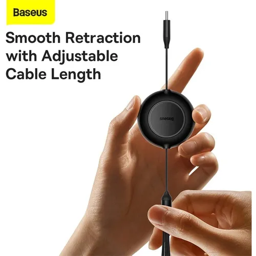 Baseus Bright Mirror 2 Series 100W Type-C to M+L+C Retractable 1.1M Cable