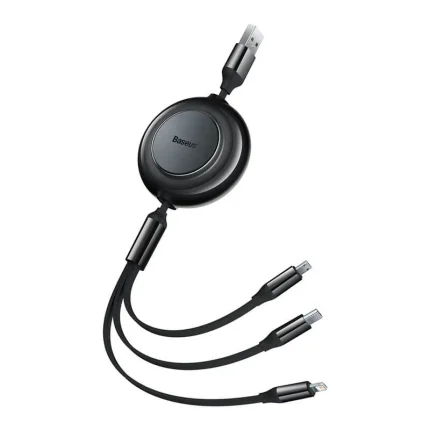 Baseus Bright Mirror 2 Series Retractable 3-in-1 Fast Charging Cable