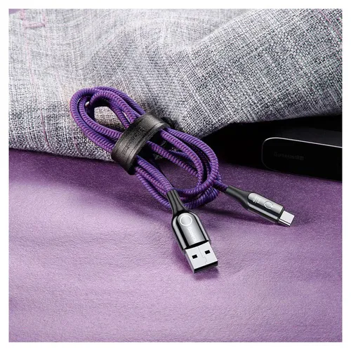 Baseus C- shaped light intelligent power off type C cable