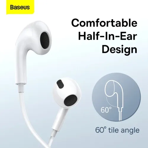 Baseus C17 Type-C 14mm Diaphragm Wired Earphone