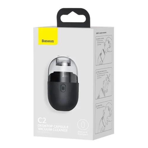 BASEUS C2 Desktop Capsule Vacuum Cleaner Black CRXCQC2-01