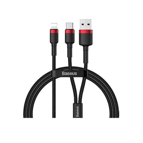Baseus Cafule USB to Type-C + Lightning Cable