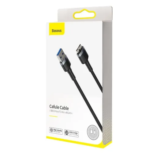 BASEUS Cafule Cable USB 3.0 Male To Micro-B 2A 1M CADKLF-D0G