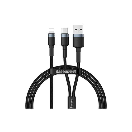 BASEUS Cafule Cable USB + Type-C 2 In 1 PD 1.2M CATKLF-ELG1