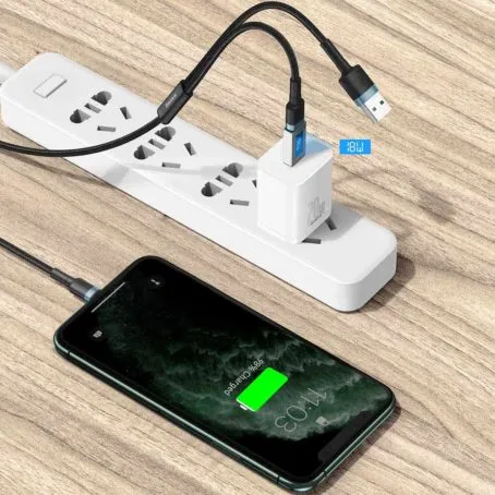 BASEUS Cafule Cable USB + Type-C 2 In 1 PD 1.2M CATKLF-ELG1