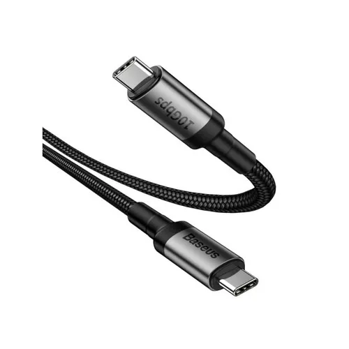 Baseus Cafule series cable Type-C PD3.1 Gen2 100W 20V 5A 1m Gray Black CATKLF-SG1