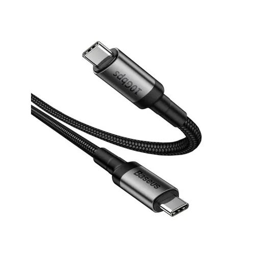 Baseus Cafule series cable Type-C PD3.1 Gen2 100W 20V 5A 1m Gray Black CATKLF-SG1