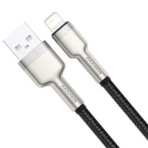 BASEUS Cafule Series Metal Data Cable USB To iPhone 1M 2.4A CALJK-A01