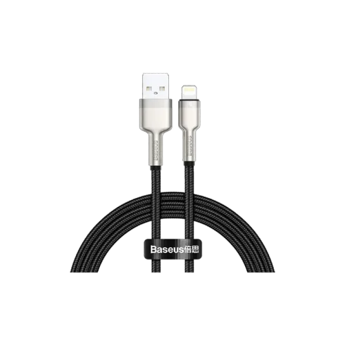BASEUS CAFULE USB TO IP 2.4A 2M METAL DATA CABLE(CALJK-B01)(6m)
