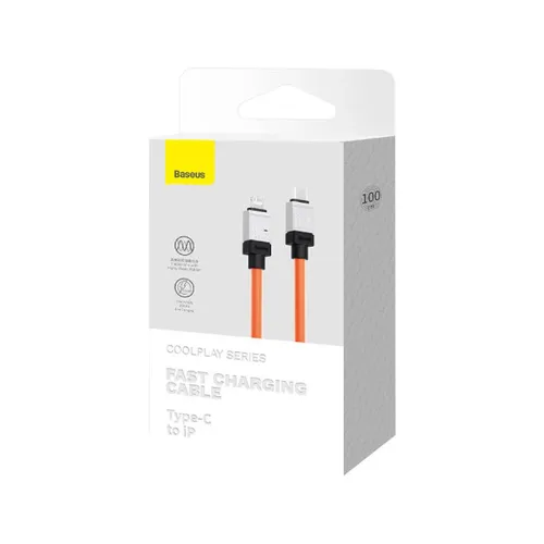 Baseus CAKW000007 Fast Charging Cable USB-C to Lightning Coolplay Series 1m 20W - Orange