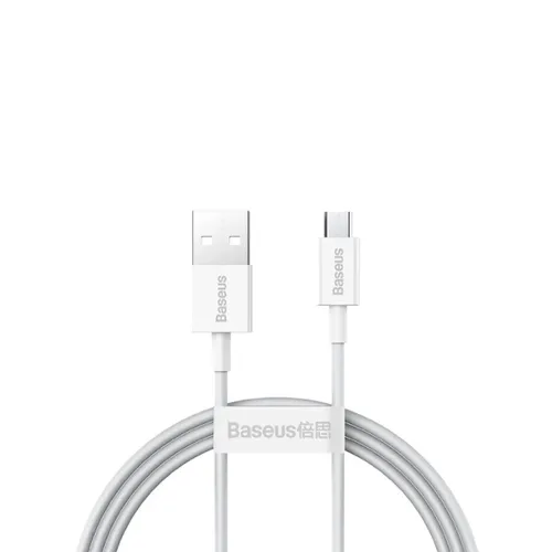 Baseus CAMYS-02 Superior cable USB - micro USB for fast charging 2A 1m - white