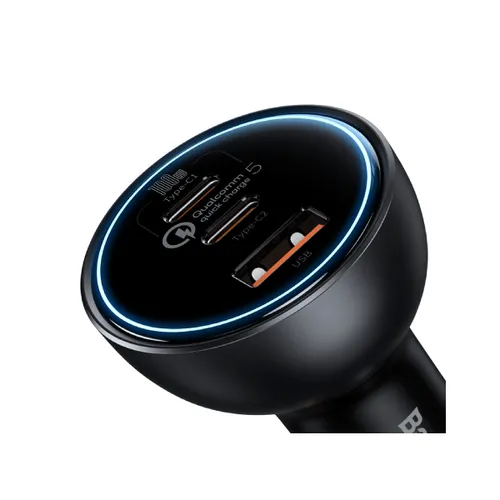 Baseus Car Charger 160W Qualcomm® Quick Charge™ 5 Technology 2C+U With 100w Type-C Cable TZCCZM-0G
