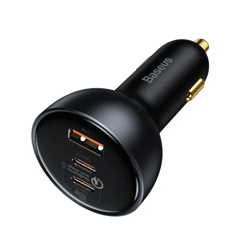 Baseus Car Charger 160W Qualcomm® Quick Charge™ 5 Technology 2C+U With 100w Type-C Cable TZCCZM-0G