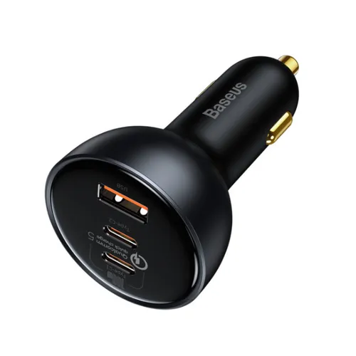 Baseus Car Charger 160W Qualcomm® Quick Charge™ 5 Technology 2C+U With 100w Type-C Cable TZCCZM-0G
