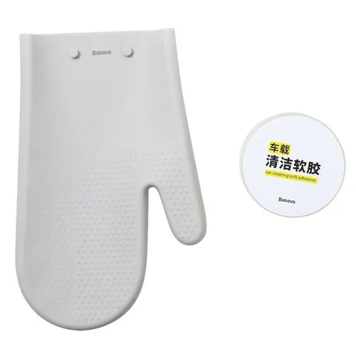 BASEUS Car Cleaning Kit (Cleaning Soft Adhesive + Silicone Glove) Yellow TZCRLE-0Y
