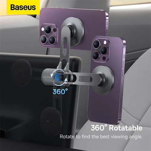 Baseus Car Mount Magnetic T-Space Series Folding Metal Phone Holder