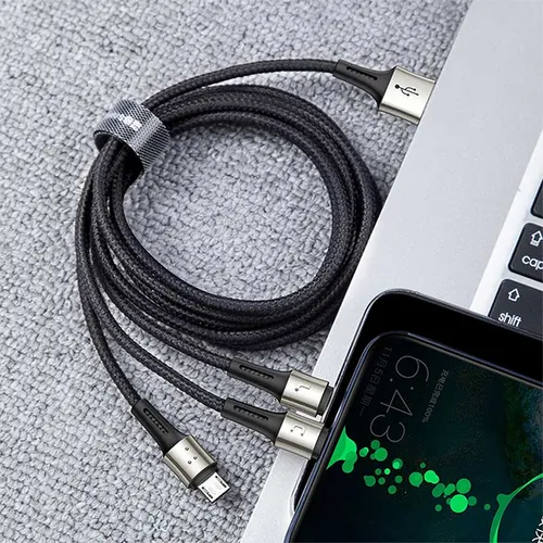 Baseus Caring 3-in-1 USB Data Cable