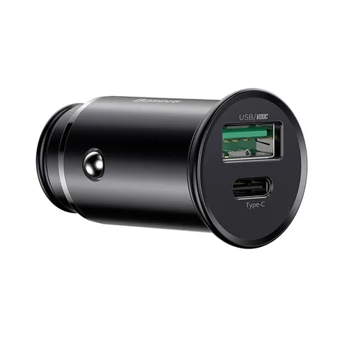 Baseus Circular Metal PPS 30W VOOC Quick Car Charger
