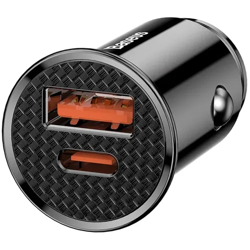 Baseus Circular Plastic 30W  USB-A+C PPS Car Charger