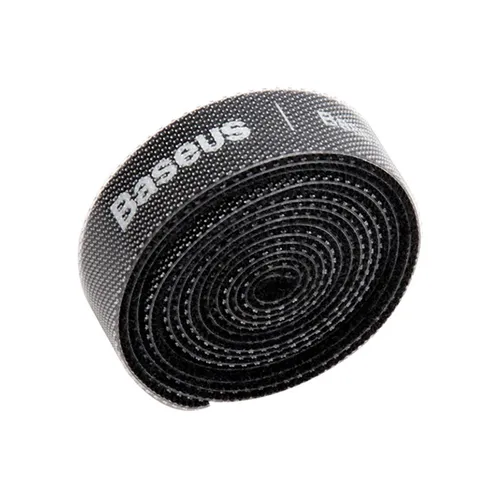 Baseus Colourful Circle Black Velcro Strap Cable Organizer