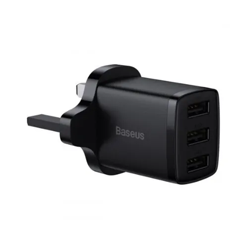 Baseus Compact 3U 17W UK 3 Pin Fast Charger