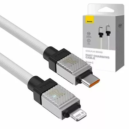 BASEUS COOLPLAY SERIES PD 20W TYPE-C TO IP FAST CHARGING CABLE