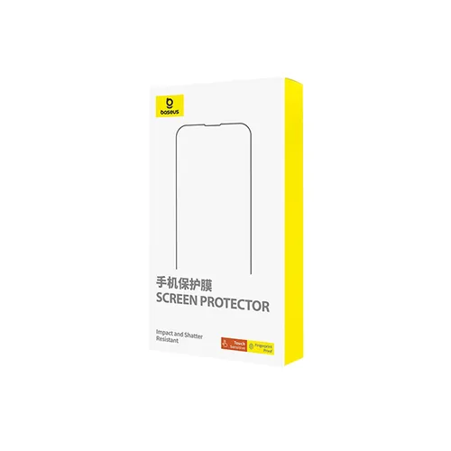 Baseus Corning Series HD Tempered Glass Screen Protector with Built-in Dust Filter for iPhone 15 Pro